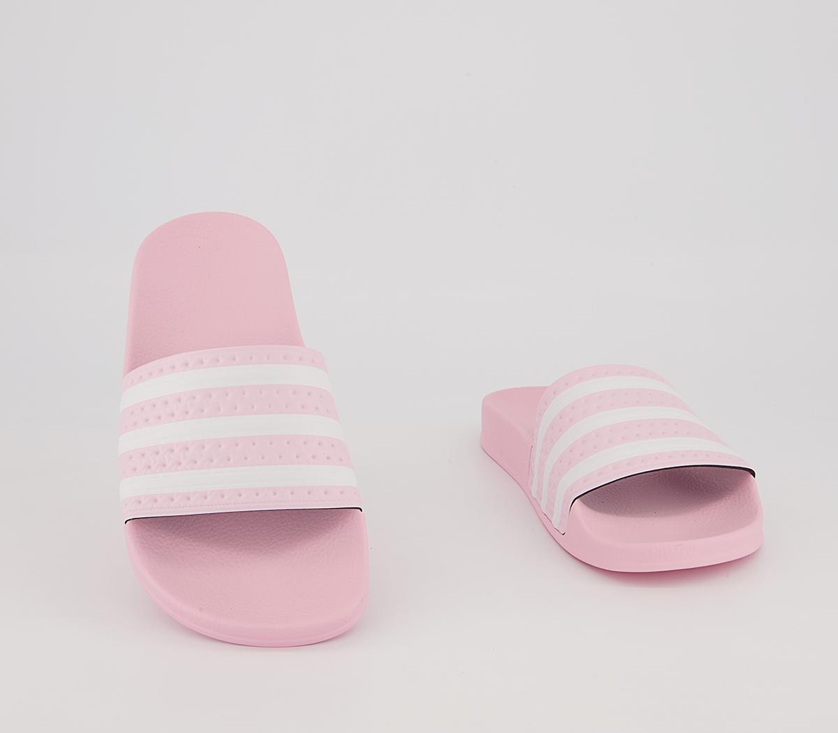 adidas Adilette Sliders adidas Adilette Sliders Pink White