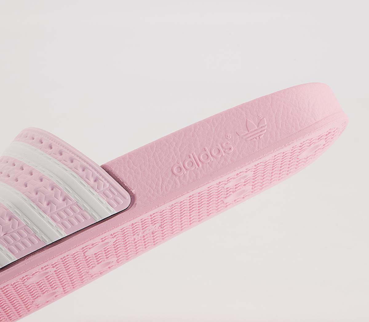 adidas Adilette Sliders adidas Adilette Sliders Pink White