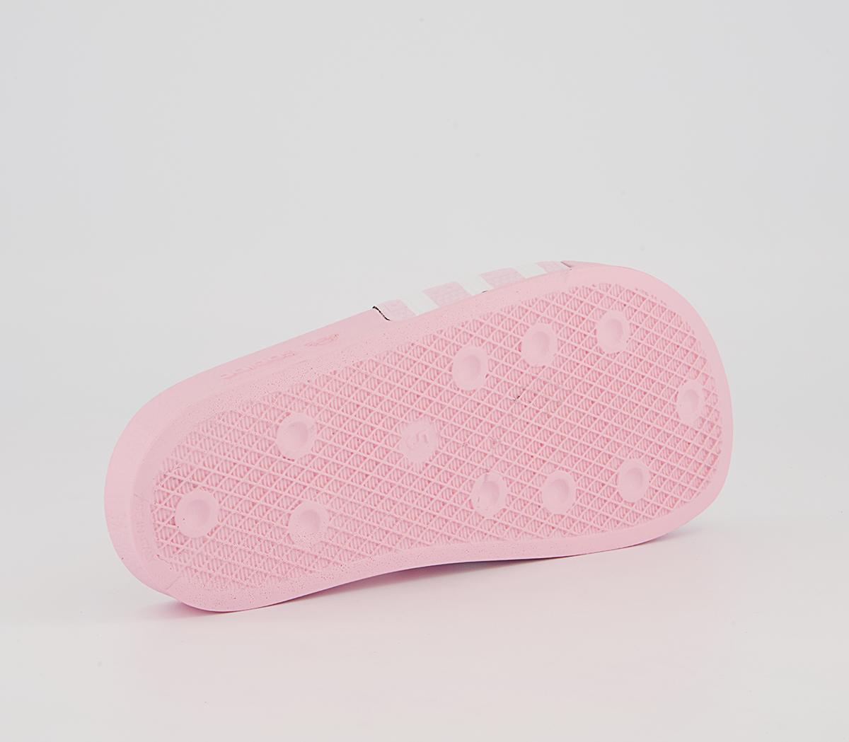 adidas Adilette Sliders adidas Adilette Sliders Pink White