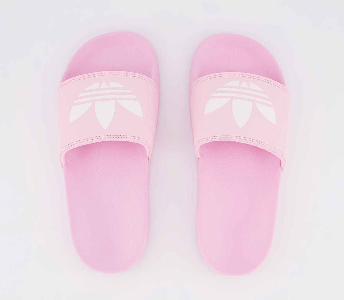 adidas Adilette Sliders adidas Adilette Sliders Pink White Pink