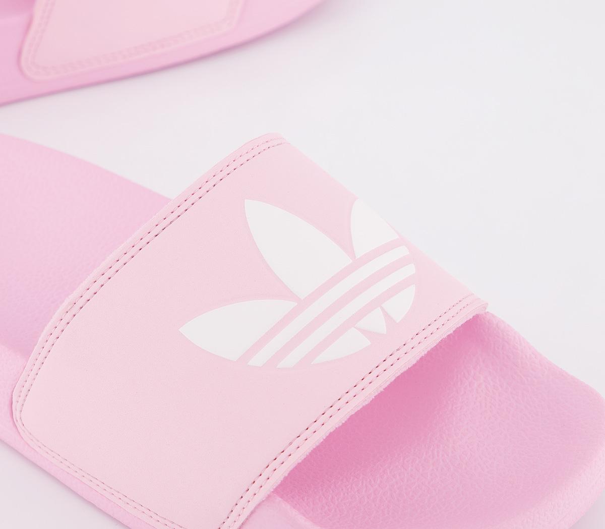 adidas Adilette Sliders adidas Adilette Sliders Pink White Pink