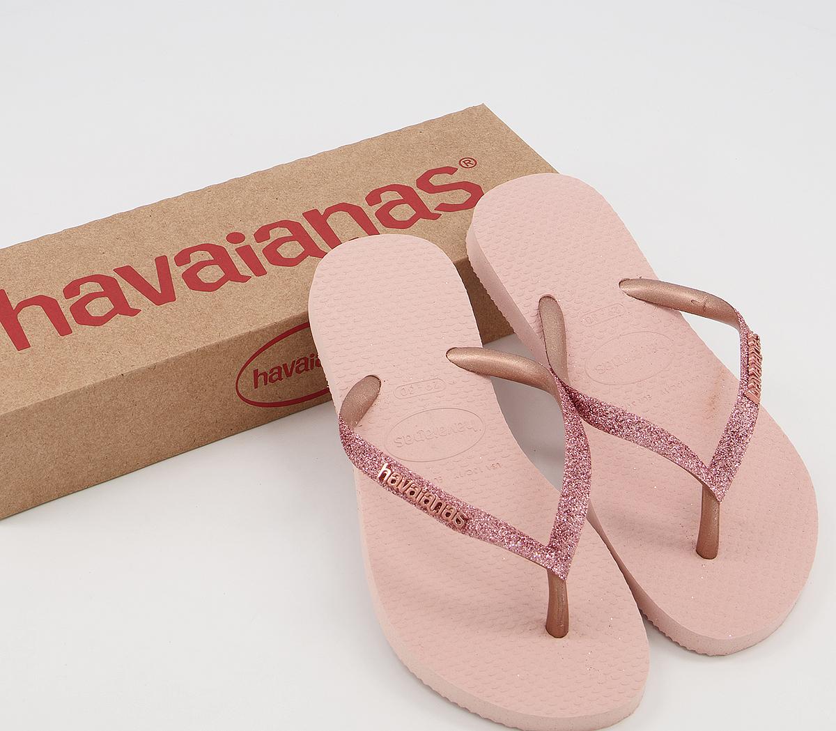 Havaianas Slim Fashion Kids Havaianas Slim Fashion Kids Ballet Rose Glitter