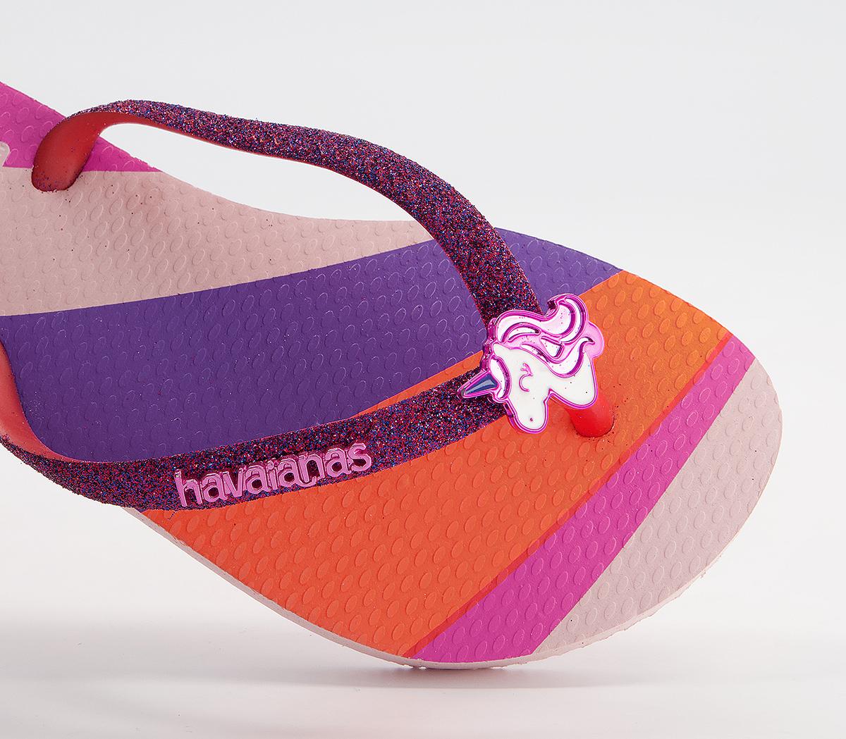 Havaianas Slim Fashion Kids Flip Flops Havaianas Slim Fashion Kids Flip Flops Candy Pink Unicorn