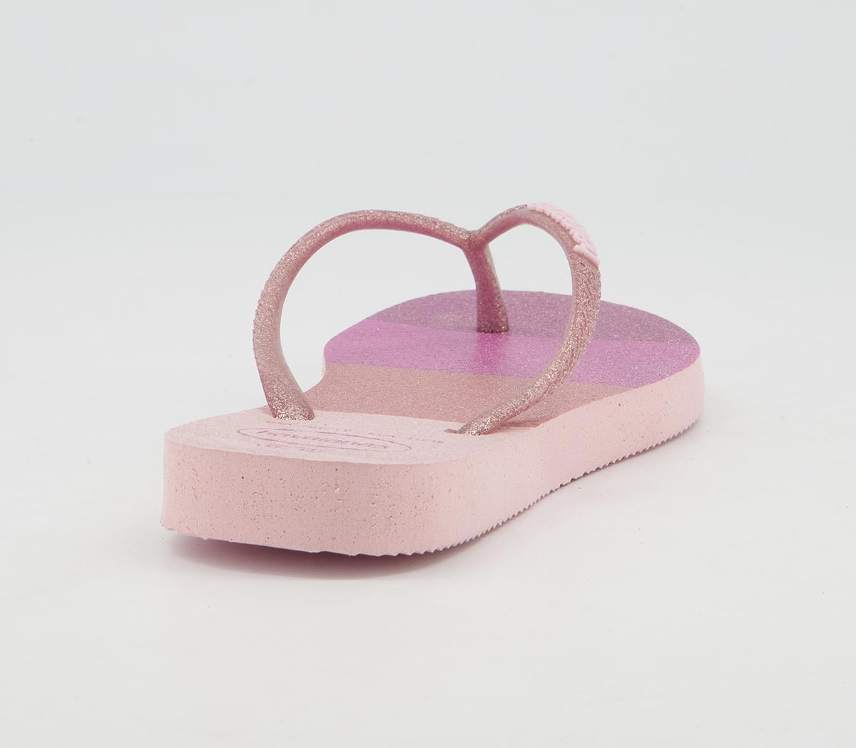 Havaianas Slim Fashion Kids Flip Flops Havaianas Slim Fashion Kids Flip Flops Candy Pink Palette Glow