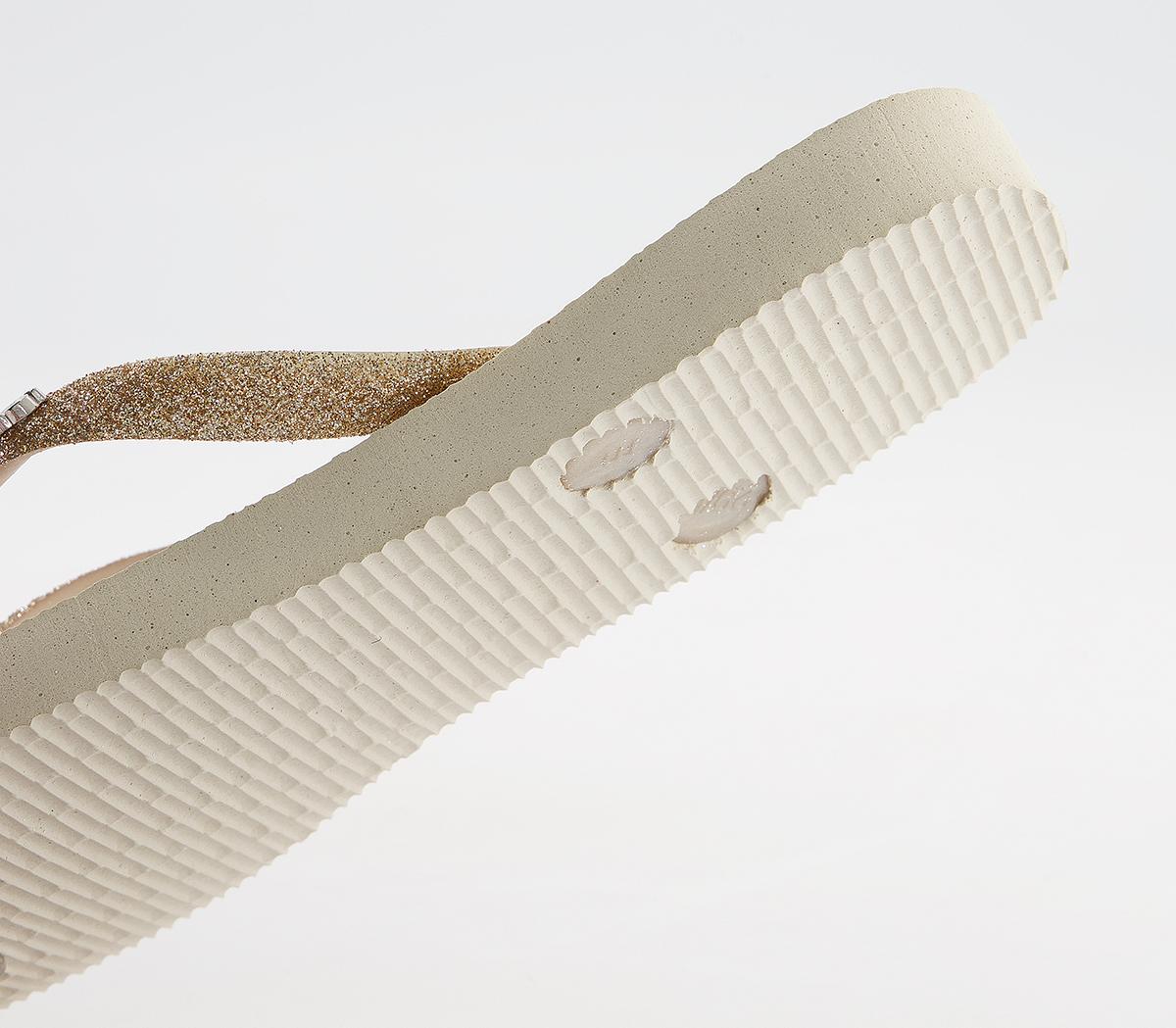 Havaianas Slim Fashion Kids Flip Flops Havaianas Slim Fashion Kids Flip Flops Beige Glitter