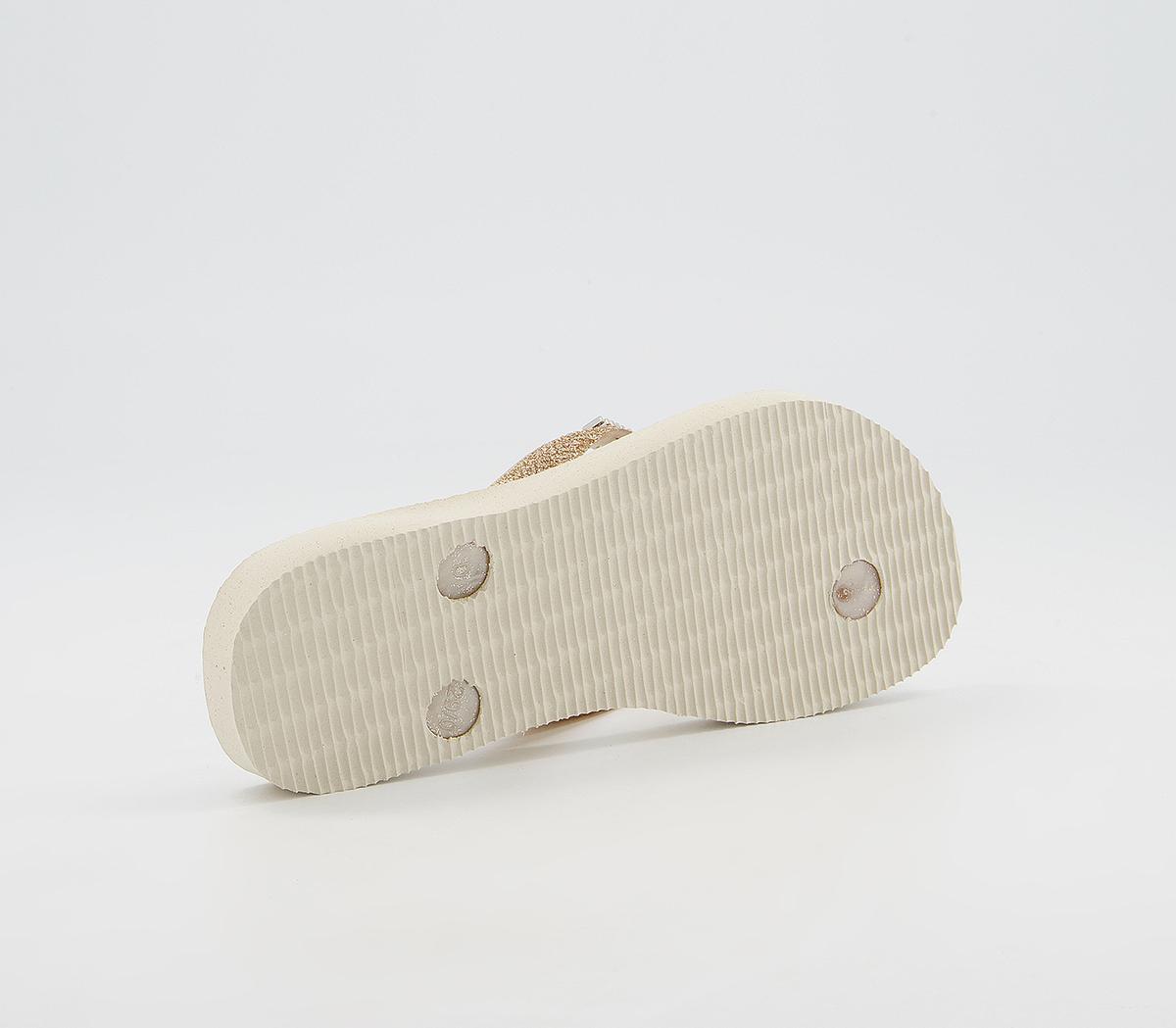 Havaianas Slim Fashion Kids Flip Flops Havaianas Slim Fashion Kids Flip Flops Beige Glitter