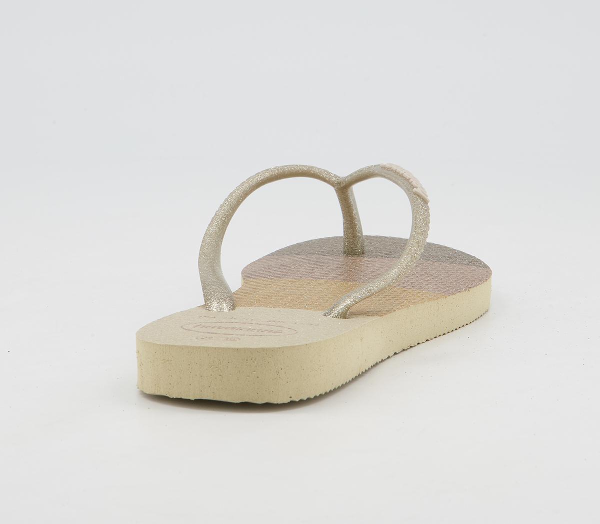 Havaianas Slim Fashion Kids Flip Flops Havaianas Slim Fashion Kids Flip Flops Sand Grey Palette Glow