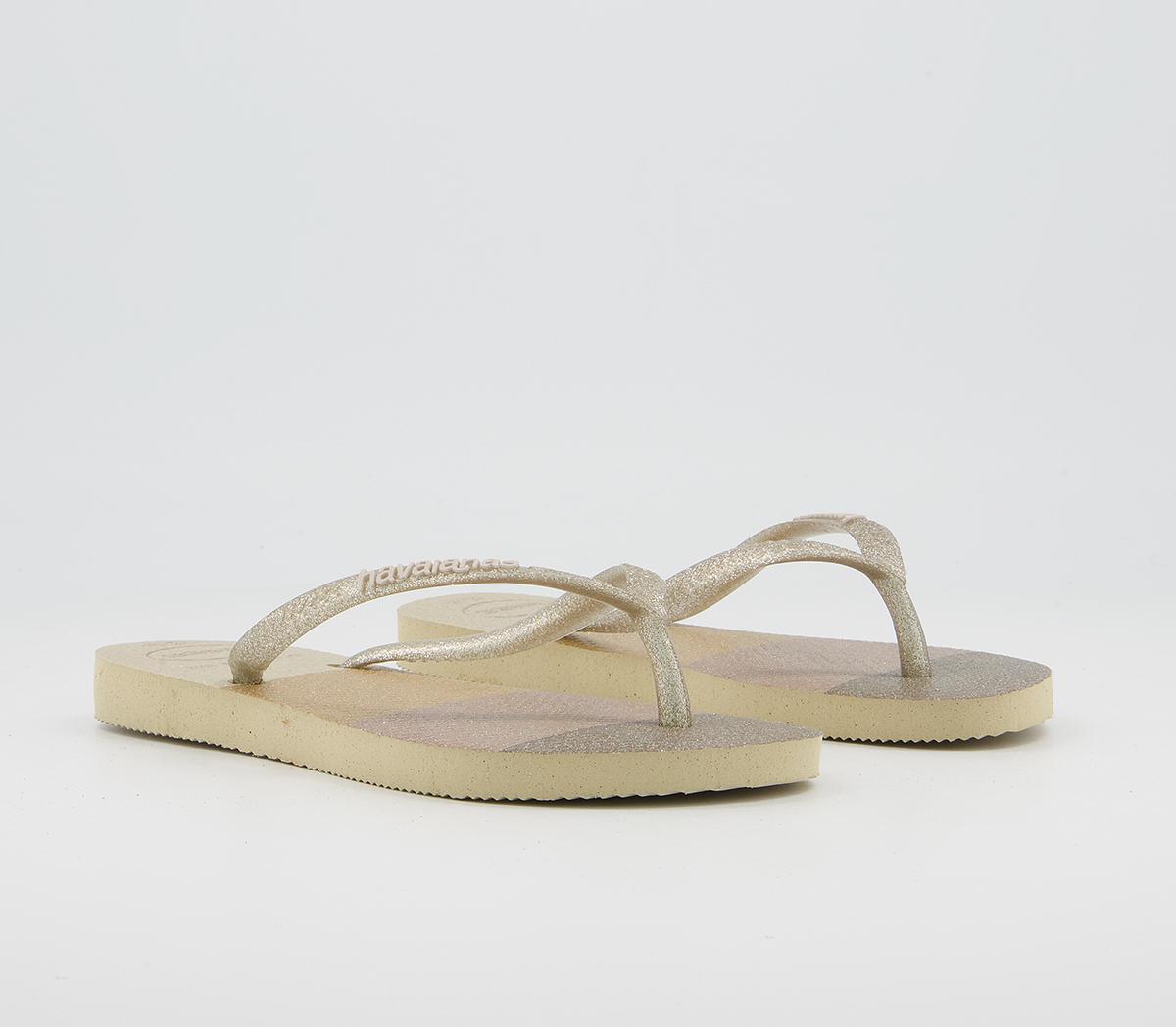 Havaianas Slim Fashion Kids Flip Flops Havaianas Slim Fashion Kids Flip Flops Sand Grey Palette Glow