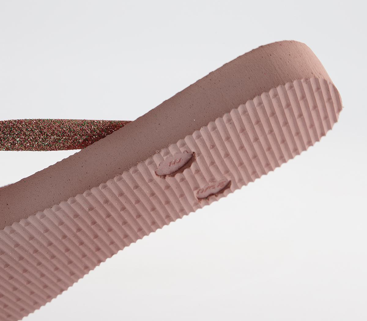 Havaianas Slim Fashion Kids Flip Flops Havaianas Slim Fashion Kids Flip Flops Croque Rose Glitter