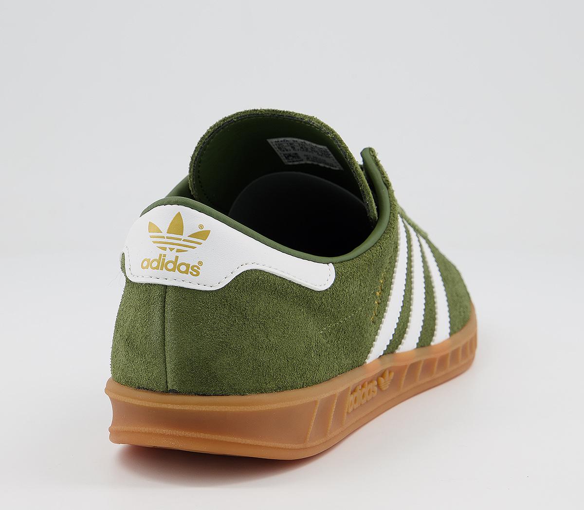 adidas Hamburg Trainers Wild Pine White Exclusive - Exclusive to OFFICE