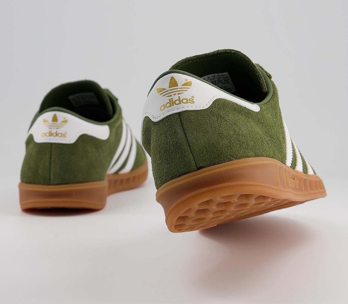 adidas Hamburg Trainers Wild Pine White Exclusive - Exclusive to OFFICE