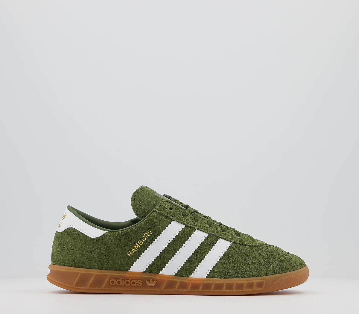 hårdtarbejdende Forfatter kylling adidas Hamburg Trainers Wild Pine White Exclusive - Exclusive to OFFICE