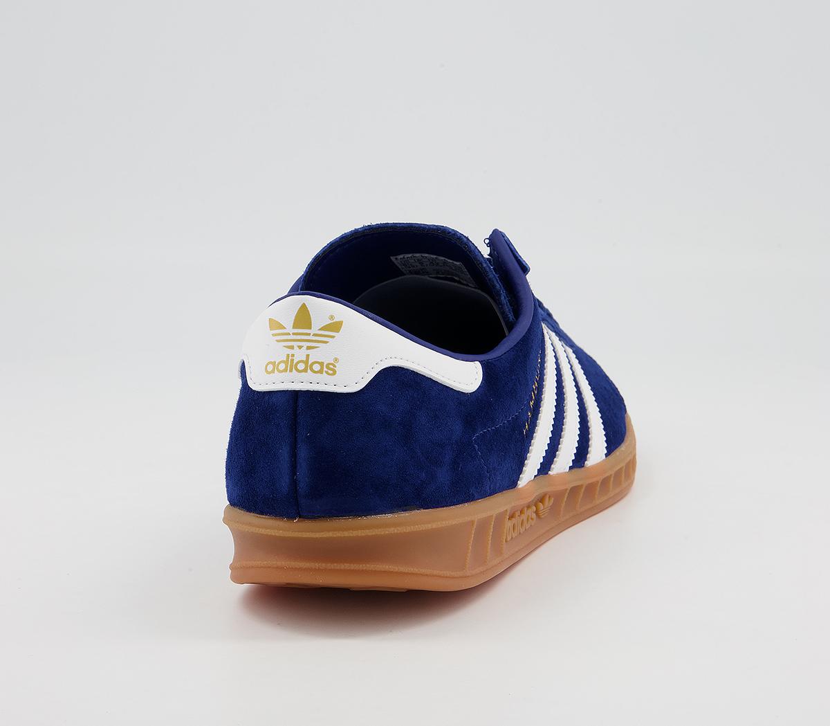 adidas Hamburg Trainers adidas Hamburg Trainers Blue White Gum