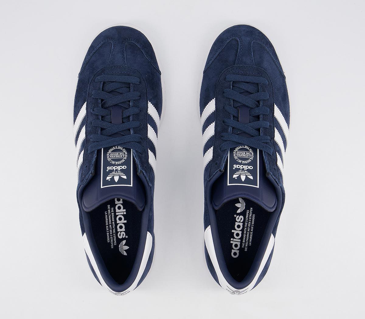 adidas Hamburg Collegiate N Navy White - Men's Trainers