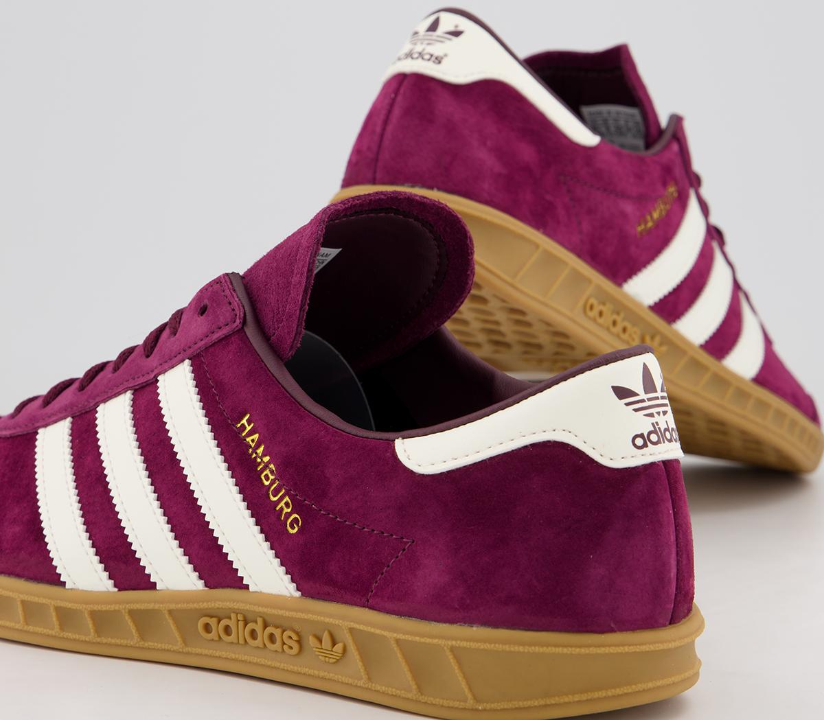 adidas hamburg white gum