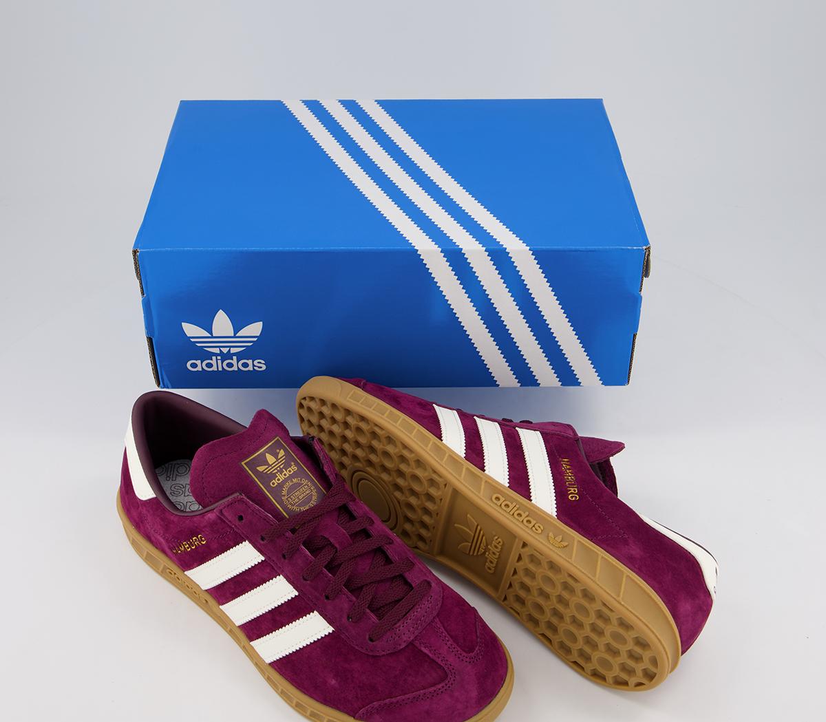 adidas hamburg white gum