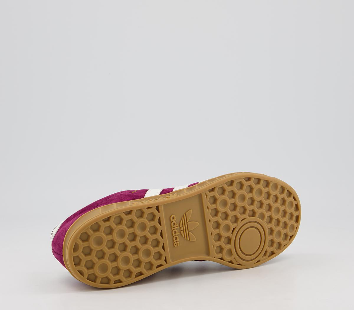 adidasHamburg TrainersMaroon Off White Gum