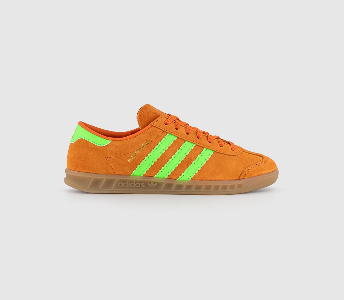 Adidas green and orange trainers on sale