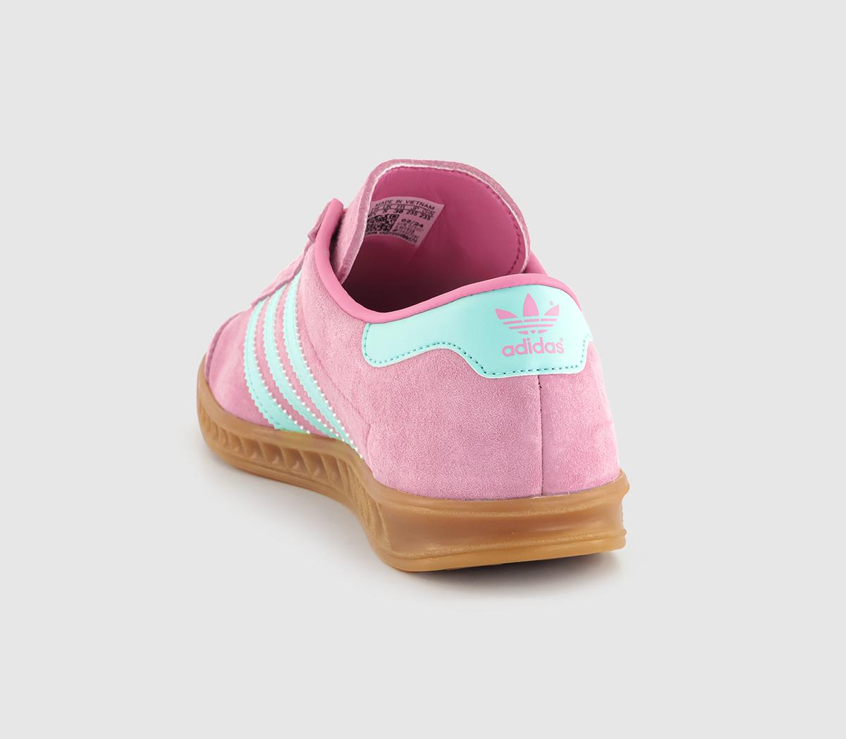 adidasHamburg Trainers adidasHamburg TrainersBliss Pink Semi Flash Aqua Gum