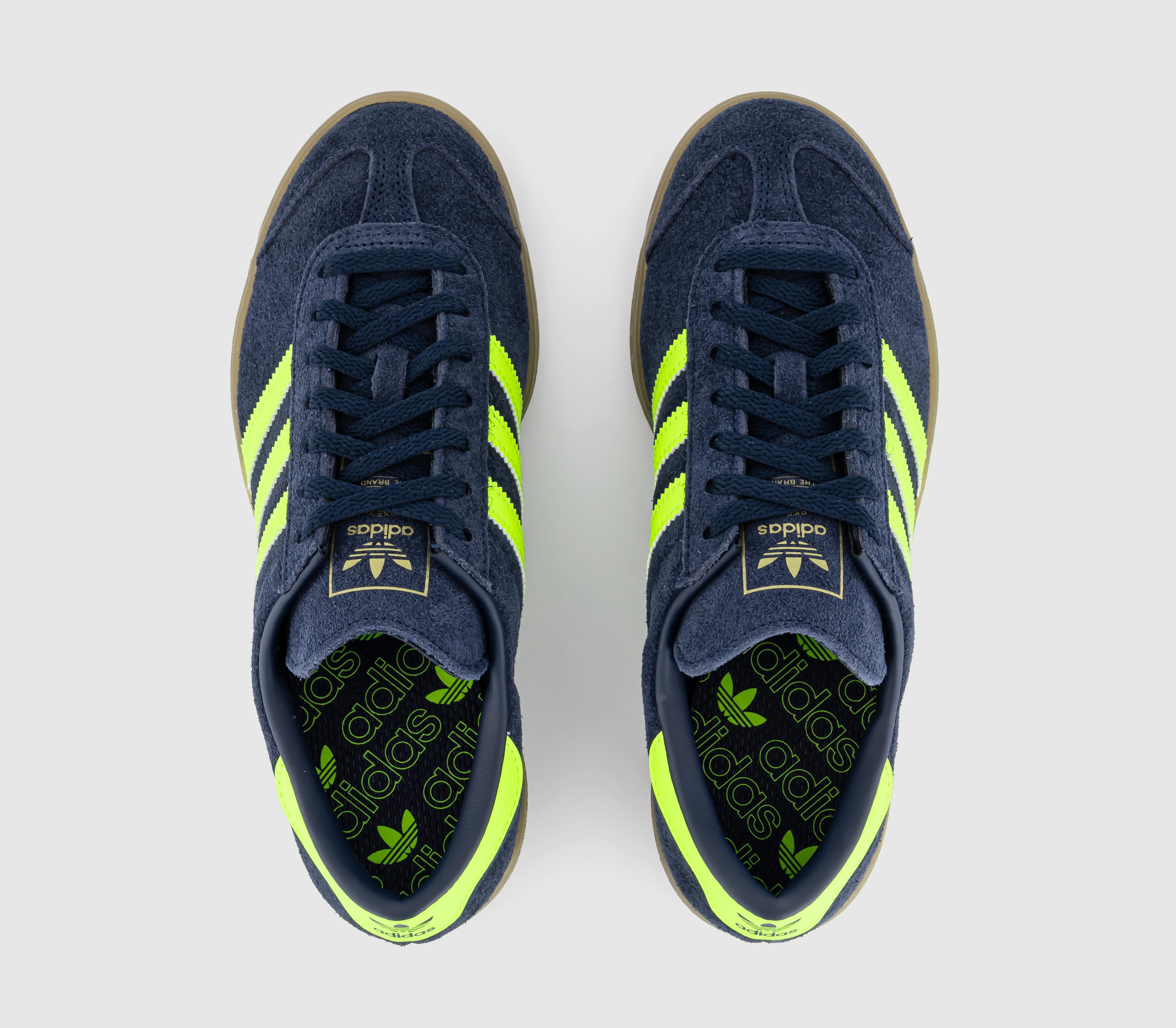 adidasHamburg TrainersNight Indigo Solar Yellow Gold Metalic