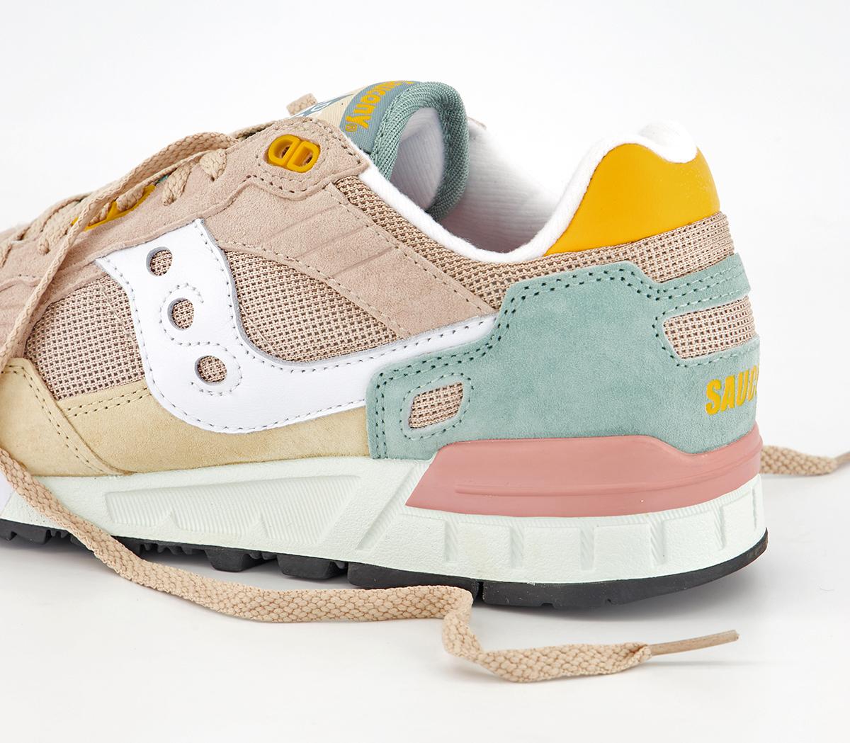 Saucony Shadow 5000 Trainers Saucony Shadow 5000 Trainers White Beige