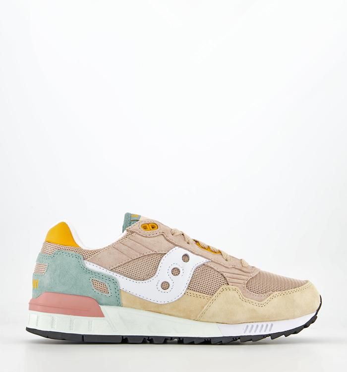 Saucony Shadow 5000 Trainers White Beige