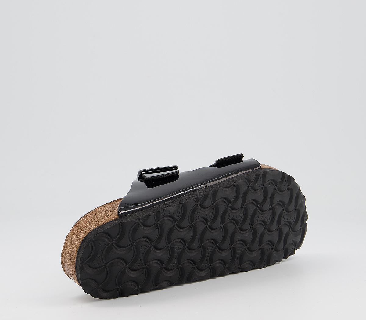 BIRKENSTOCK Arizona Two Strap Sandals BIRKENSTOCK Arizona Two Strap Sandals Black Patent