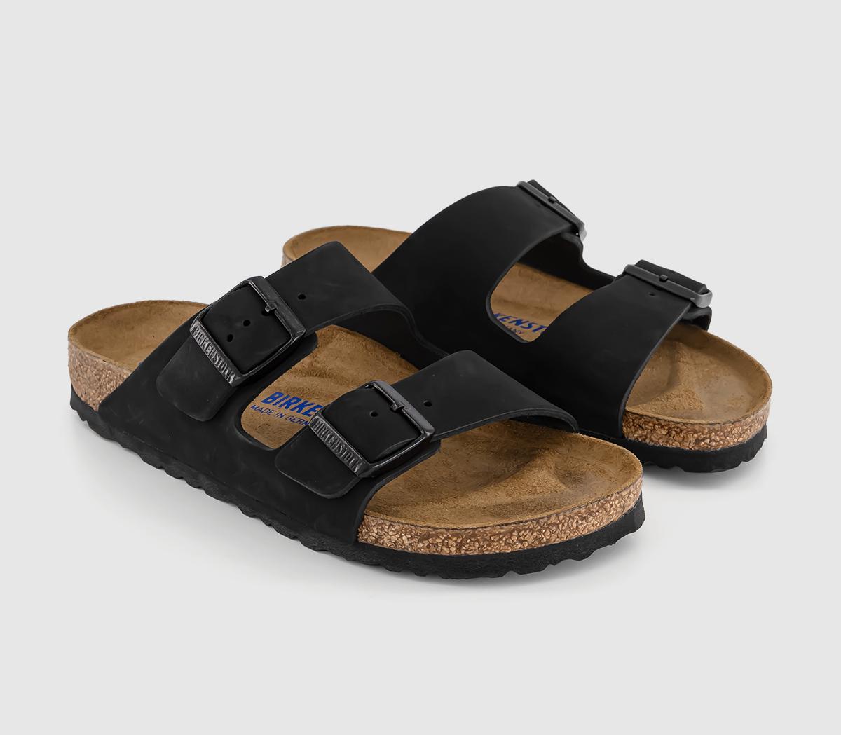 BIRKENSTOCKArizona Two Strap Sandals Black Nubuck