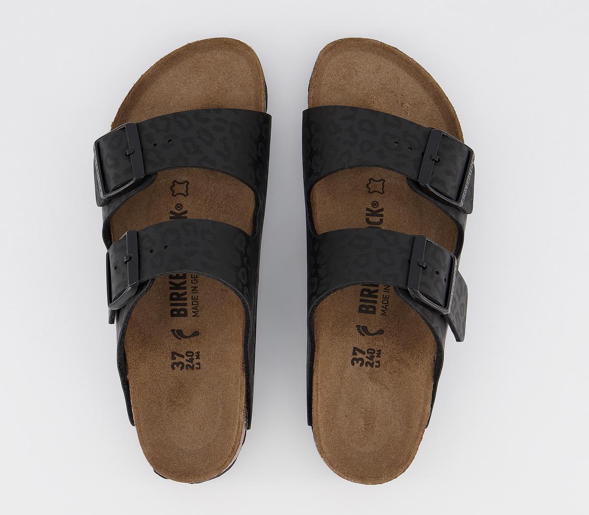 BIRKENSTOCKArizona Two Strap SandalsBlack Leopard