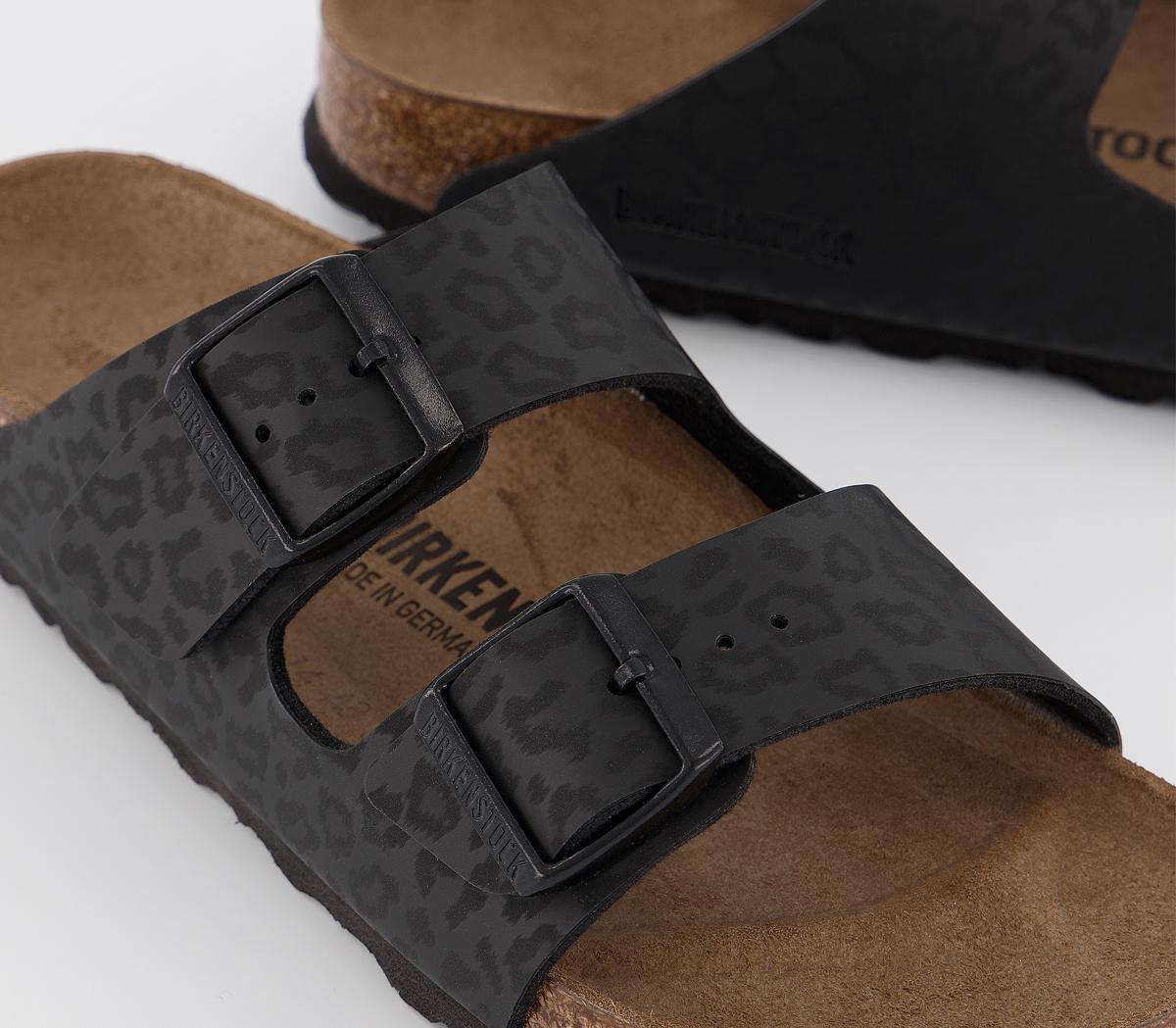 BIRKENSTOCKArizona Two Strap SandalsBlack Leopard