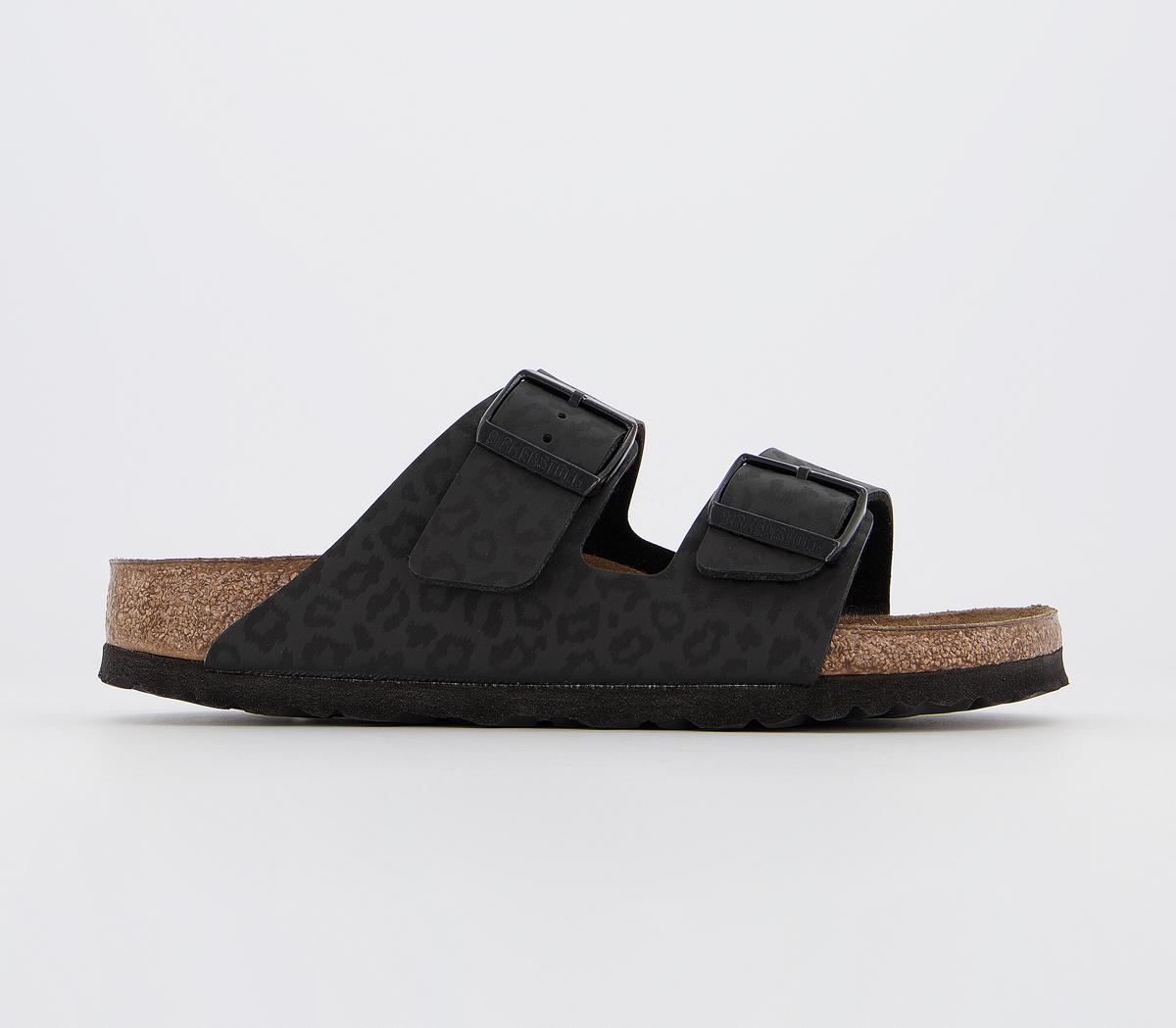 BIRKENSTOCKArizona Two Strap SandalsBlack Leopard
