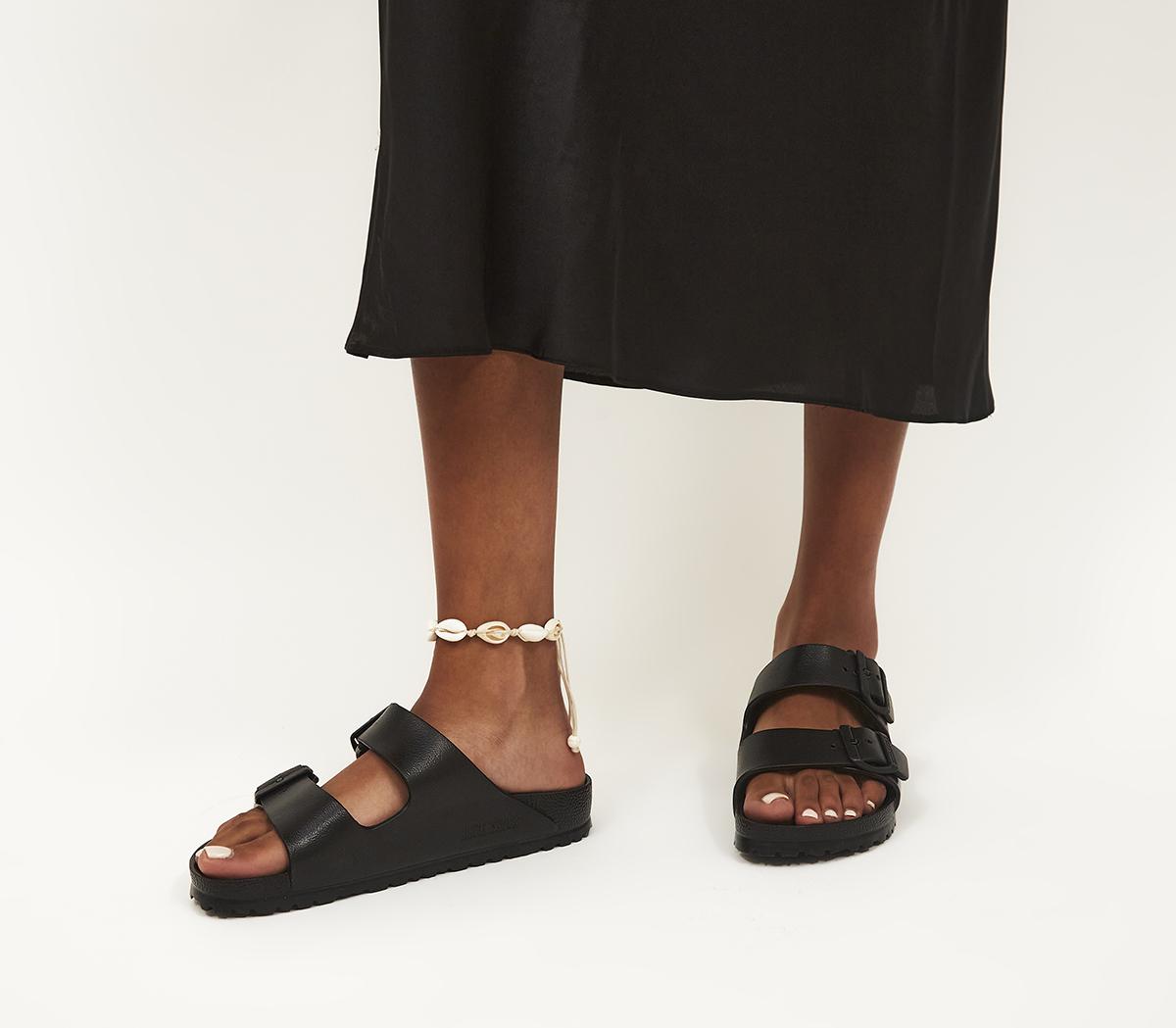 BIRKENSTOCK Arizona Two Strap Sandals F Black Eva - Women’s Sandals
