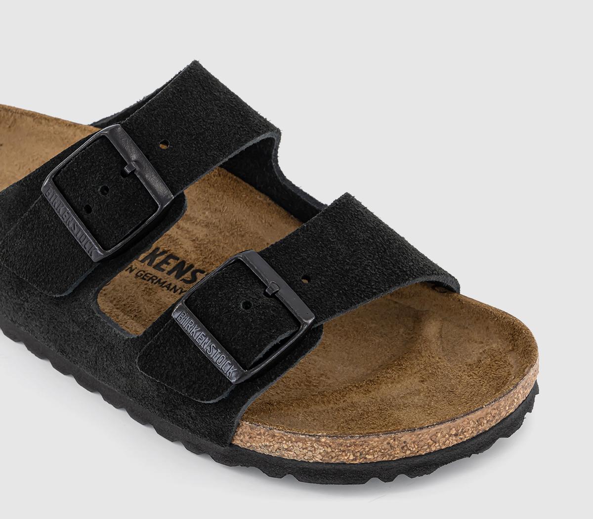 BIRKENSTOCKArizona Two Strap Sandals BIRKENSTOCKArizona Two Strap SandalsSuede Black