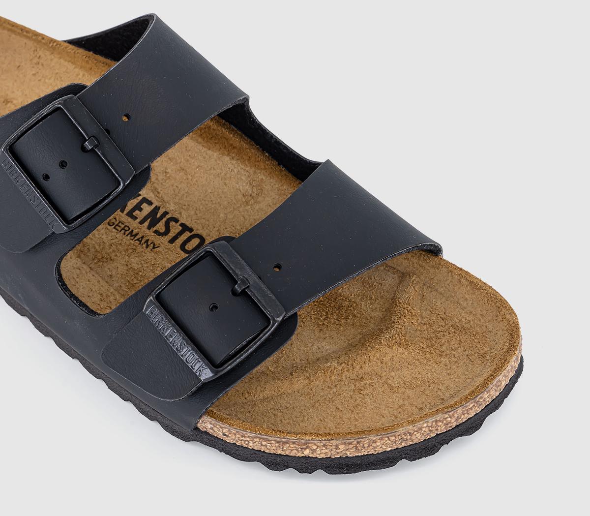 BIRKENSTOCKArizona Two Strap Sandals FBlack Birko Flor