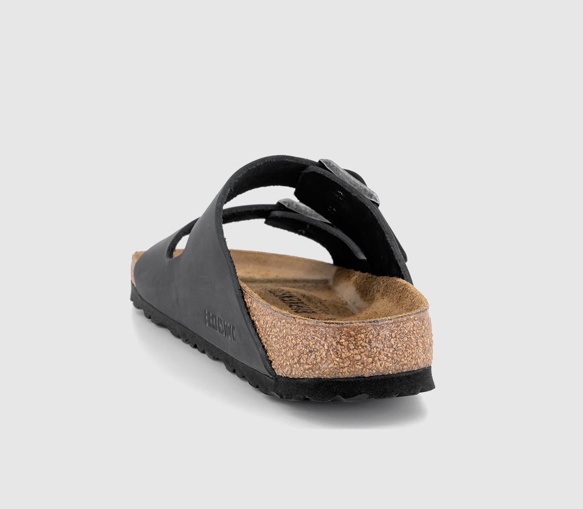 BIRKENSTOCKArizona Two Strap SandalsOiled Leather Black