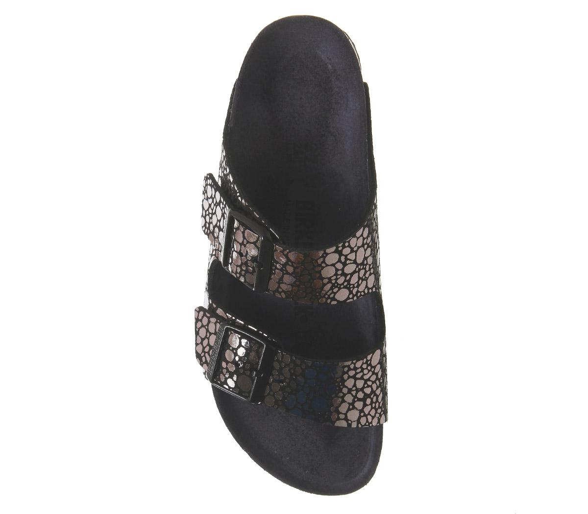 BIRKENSTOCKArizona Two StrapMetallic Stones Black