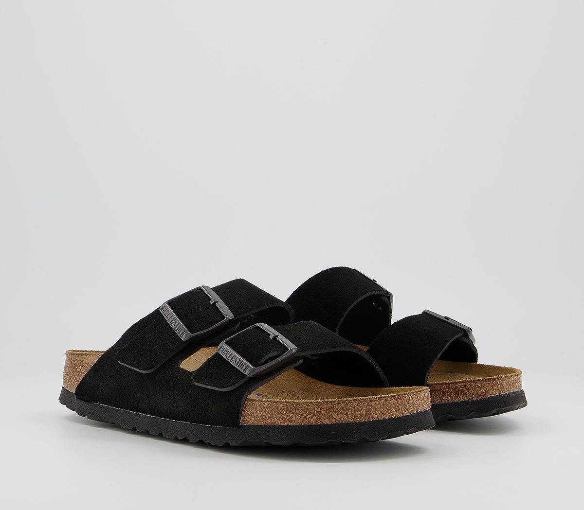 BIRKENSTOCKArizona Two Strap SandalsVl Black Suede 