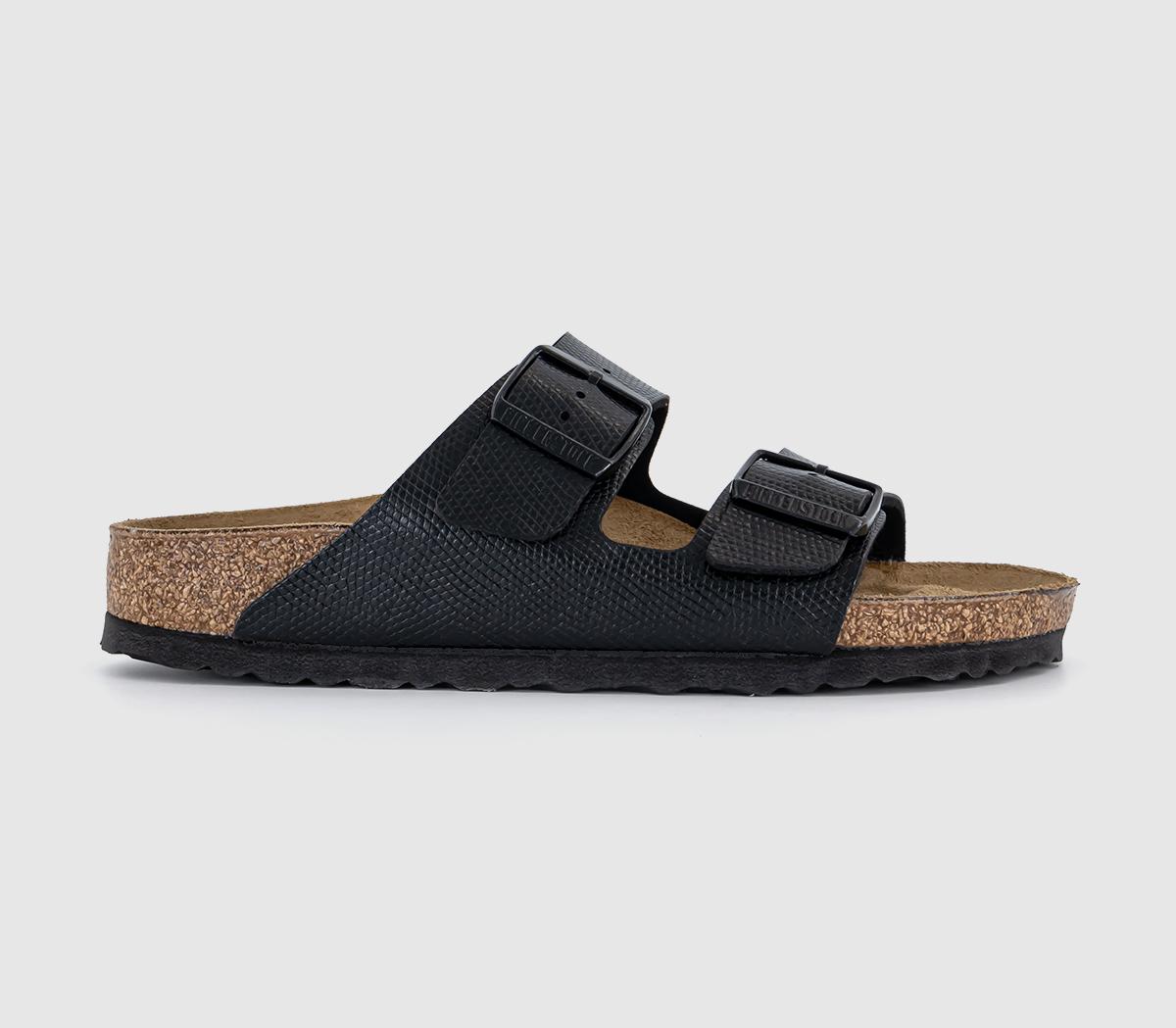 BIRKENSTOCKArizona Two StrapShiny Lizard Black