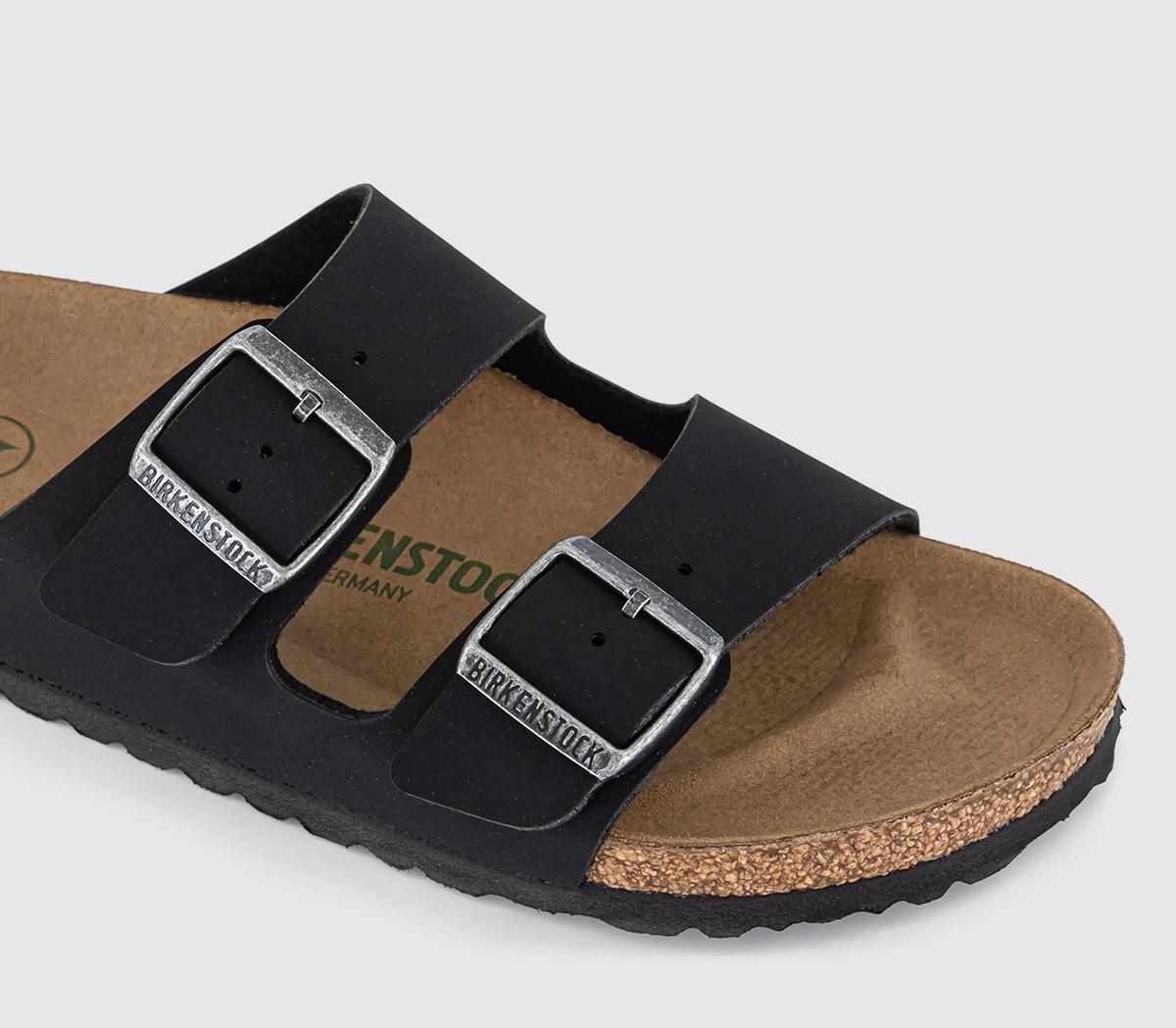 BIRKENSTOCKArizona Two Strap Sandals FEarthy Vegan Black