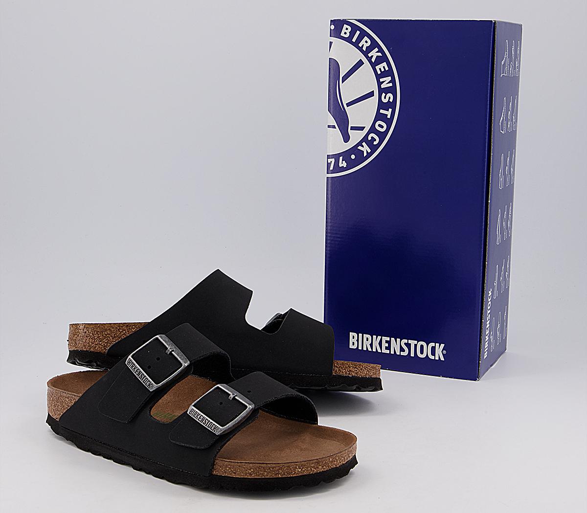 BIRKENSTOCKArizona Two Strap Sandals FEarthy Vegan Black