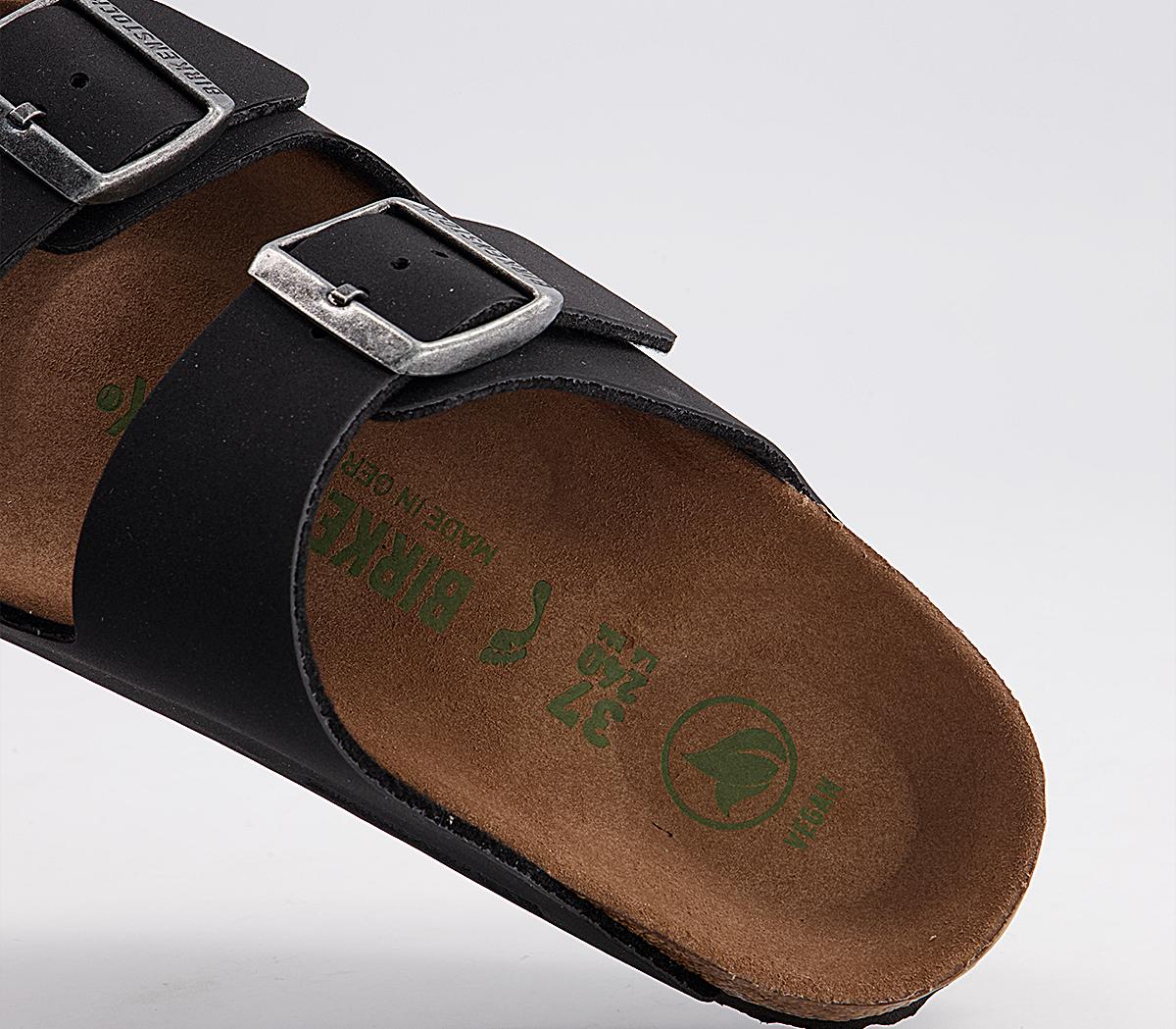 BIRKENSTOCK Arizona Two Strap Sandals F BIRKENSTOCK Arizona Two Strap Sandals F Earthy Vegan Black