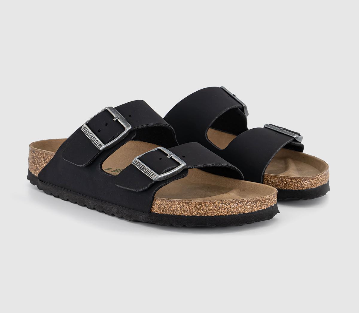 BIRKENSTOCK Arizona Two Strap Sandals F BIRKENSTOCK Arizona Two Strap Sandals F Earthy Vegan Black