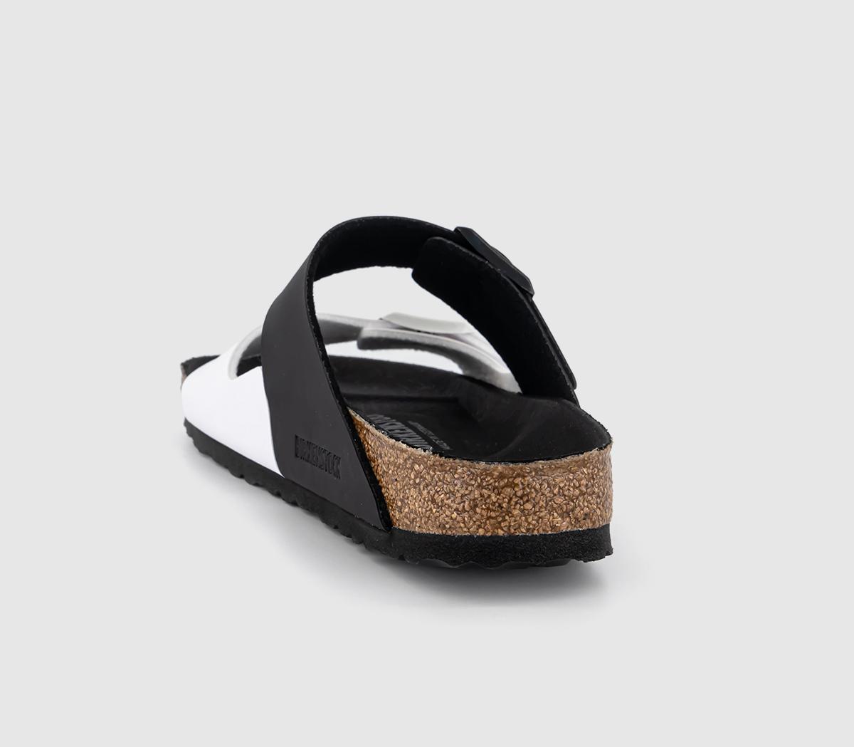 BIRKENSTOCKArizona Two Strap Sandals BIRKENSTOCKArizona Two Strap SandalsBlack White Split