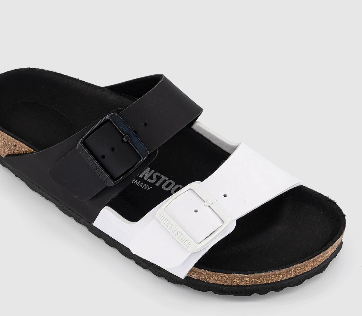 BIRKENSTOCKArizona Two Strap Sandals BIRKENSTOCKArizona Two Strap SandalsBlack White Split