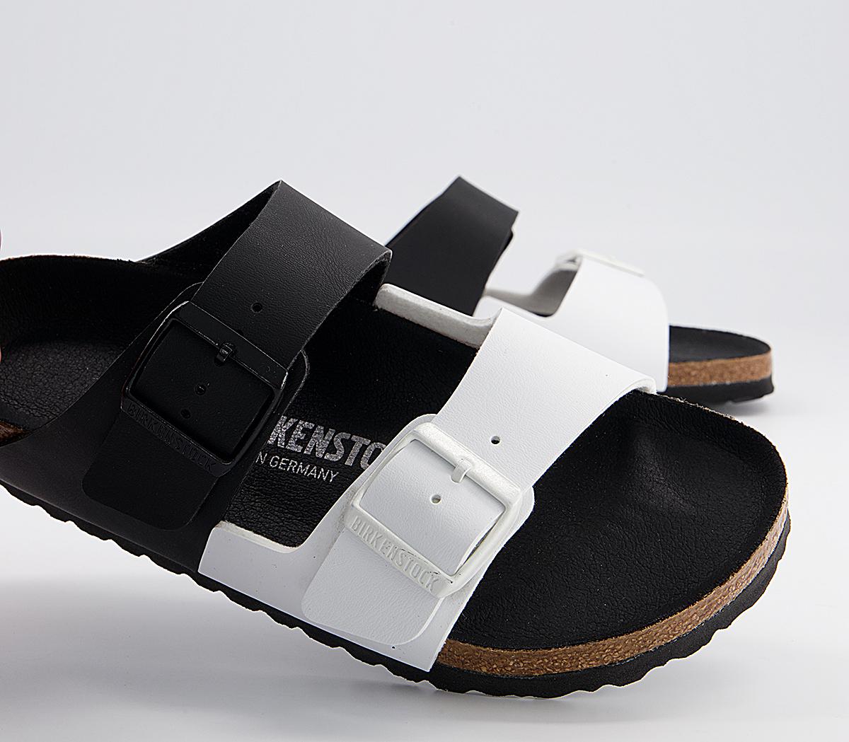 BIRKENSTOCKArizona Two Strap Sandals BIRKENSTOCKArizona Two Strap SandalsBlack White Split