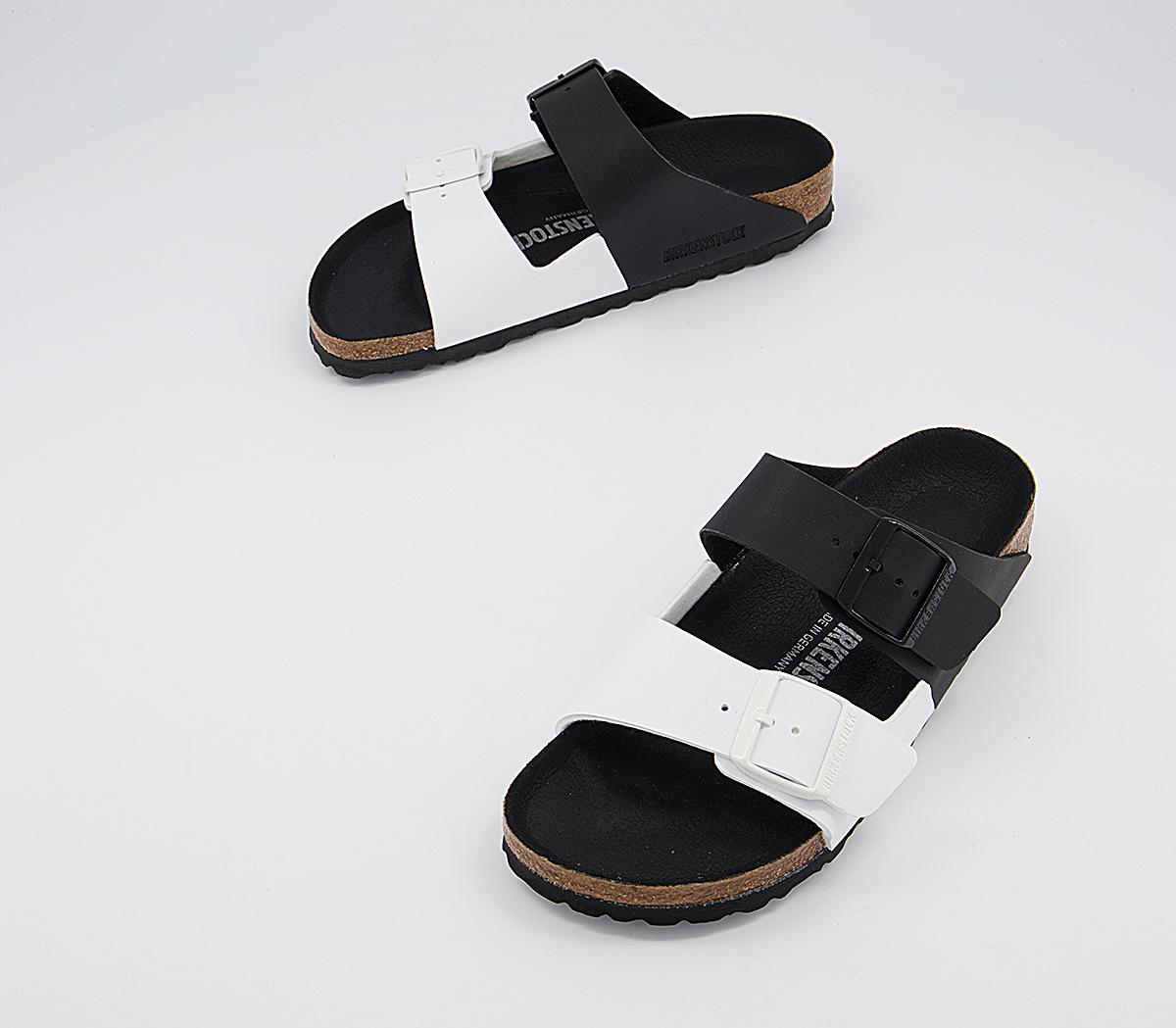 BIRKENSTOCKArizona Two Strap Sandals BIRKENSTOCKArizona Two Strap SandalsBlack White Split