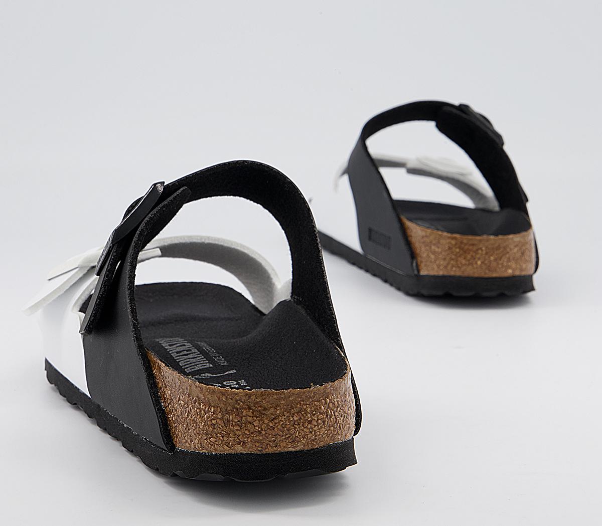 BIRKENSTOCKArizona Two Strap Sandals BIRKENSTOCKArizona Two Strap SandalsBlack White Split