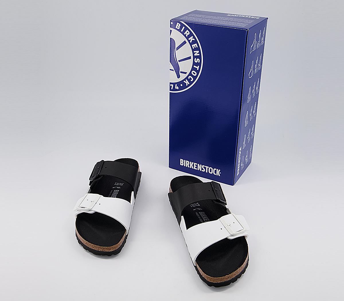 BIRKENSTOCKArizona Two Strap Sandals BIRKENSTOCKArizona Two Strap SandalsBlack White Split