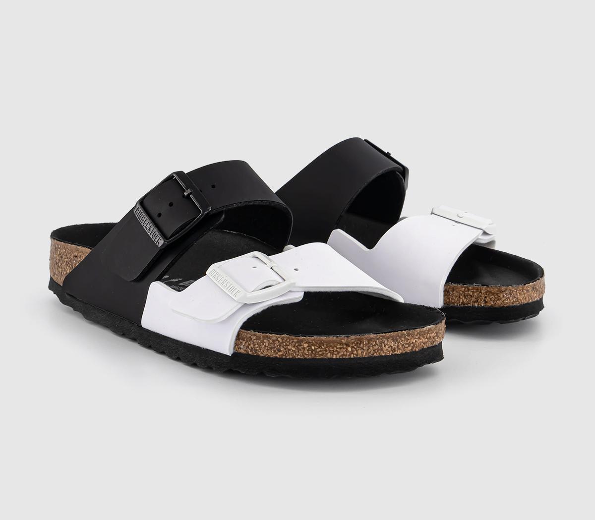 BIRKENSTOCKArizona Two Strap Sandals BIRKENSTOCKArizona Two Strap SandalsBlack White Split