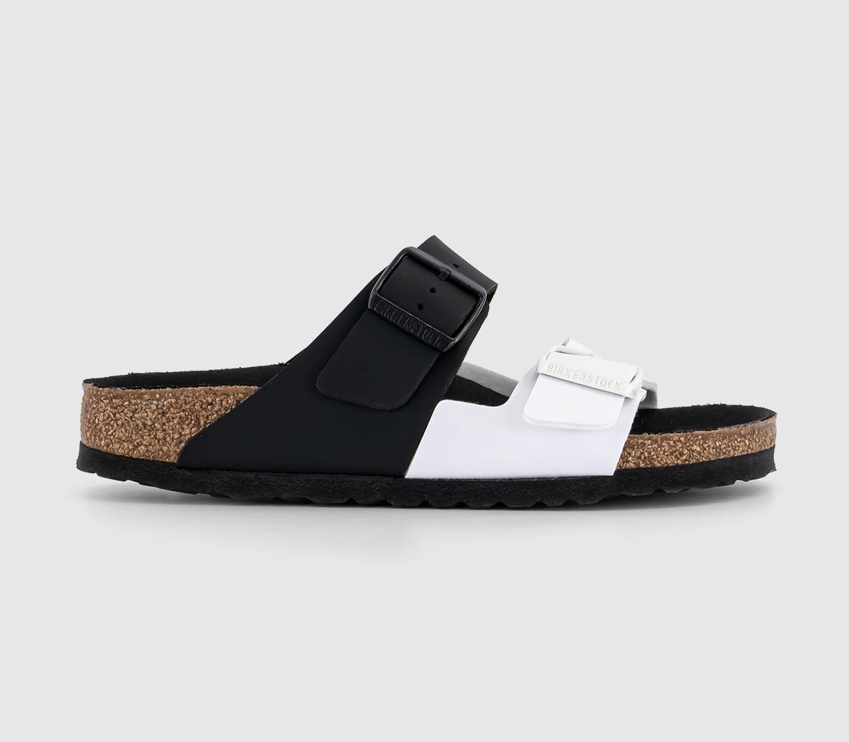 Black and white birkenstock sandals online